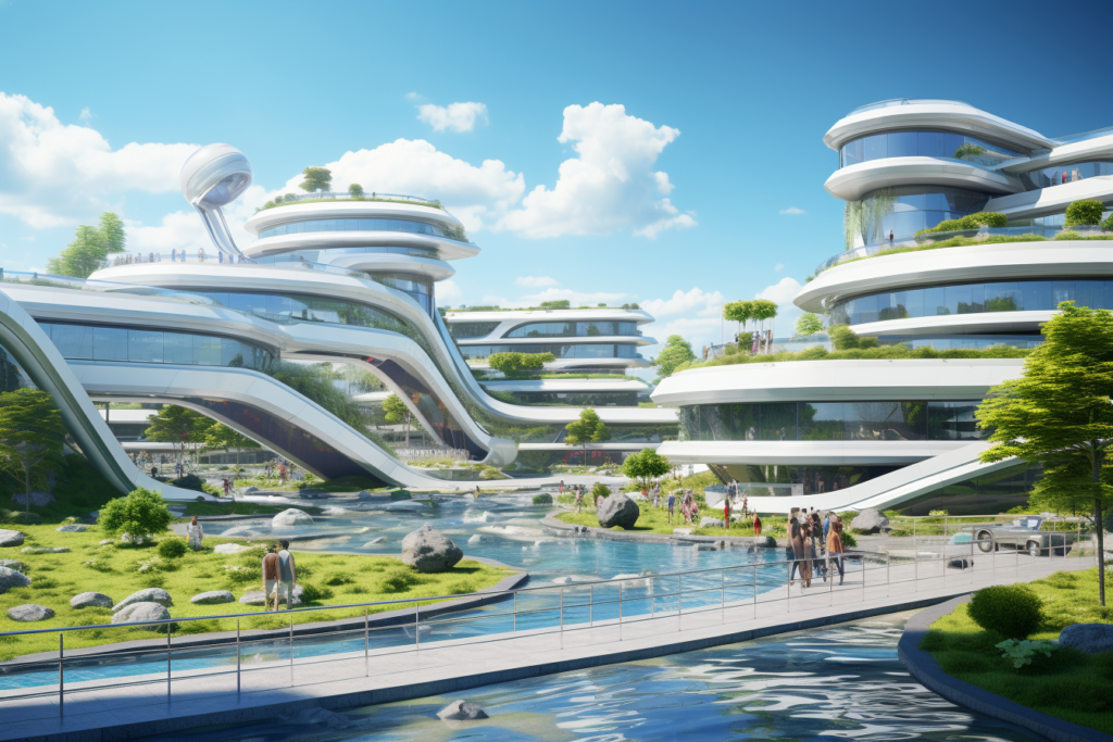 Collegelife A Futuristic Campus During The Day. Realistic 4k St 16be2b42 8d64 4045 8045 D27908a06a8a 1024x683.webp